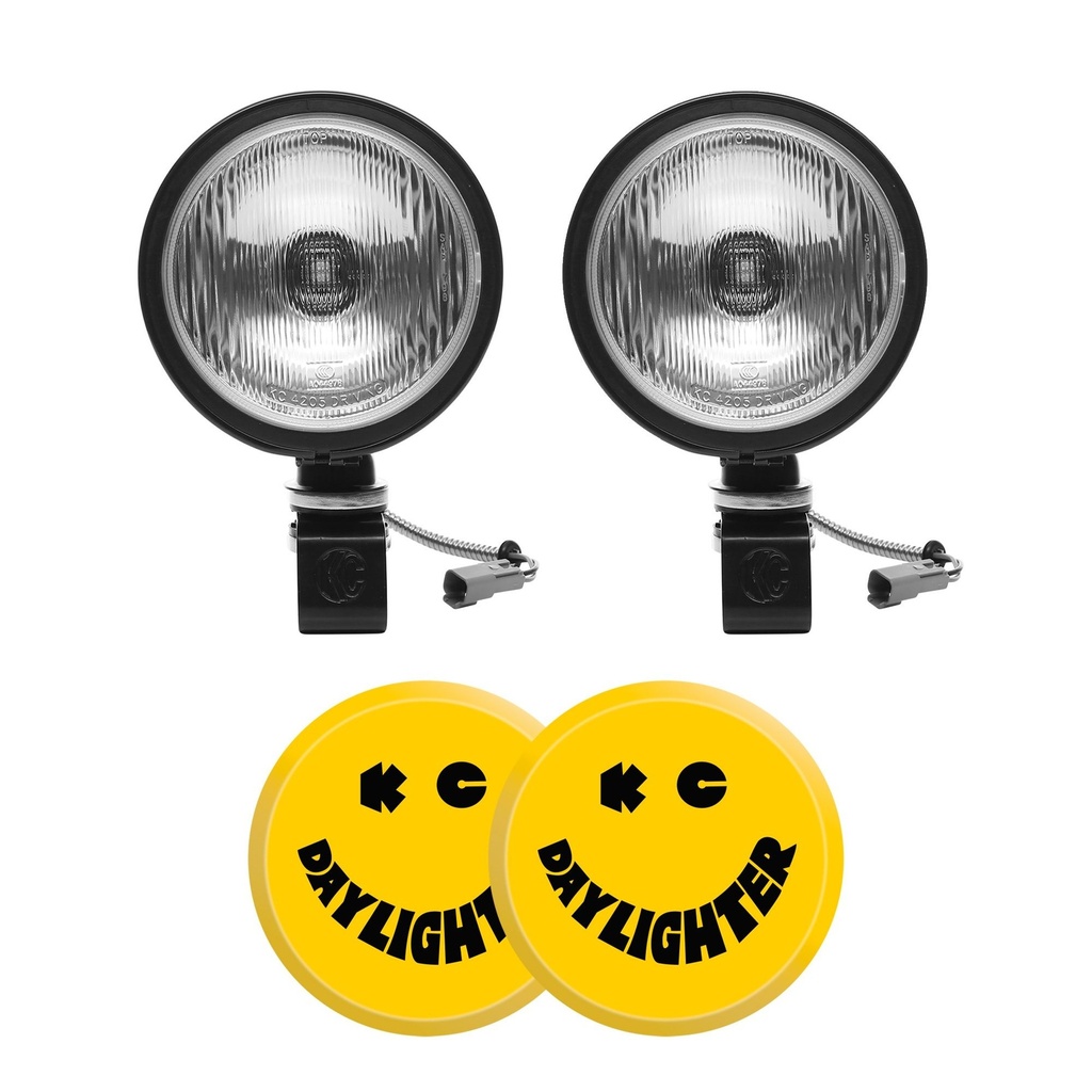 KC HiLiTES 6" Daylighters Halogen 100W Lamps - Pair