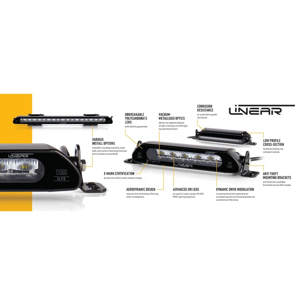 Lazer Lamps Grille Integration Kit With Linear 18 Lamp