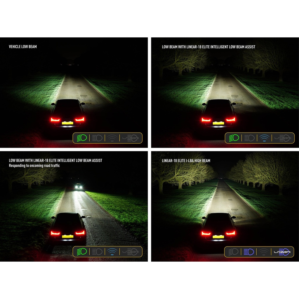 Lazer Lamps Grille Integration Kit With Linear 18 Elite Low Beam Assist Lamp