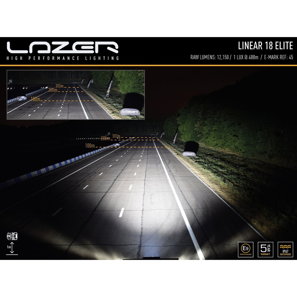 Lazer Lamps Grille Integration Kit With Linear 18 Elite Lamp