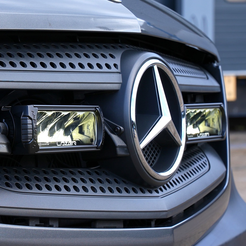 Lazer Lamps Grille Integration Kit With Gen 2 Triple-R 750 Lamps With Beacon