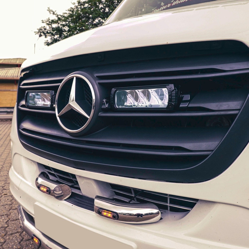 Lazer Lamps Grille Integration Kit With Gen 2 Triple-R 750 Lamps With Beacon