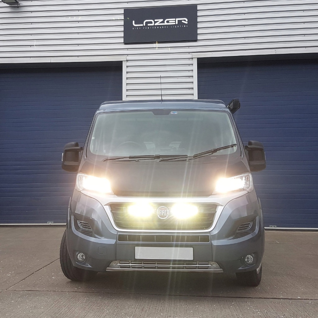 Lazer Lamps Grille Integration Kit With Gen 2 Triple-R 750 Lamps With Beacon