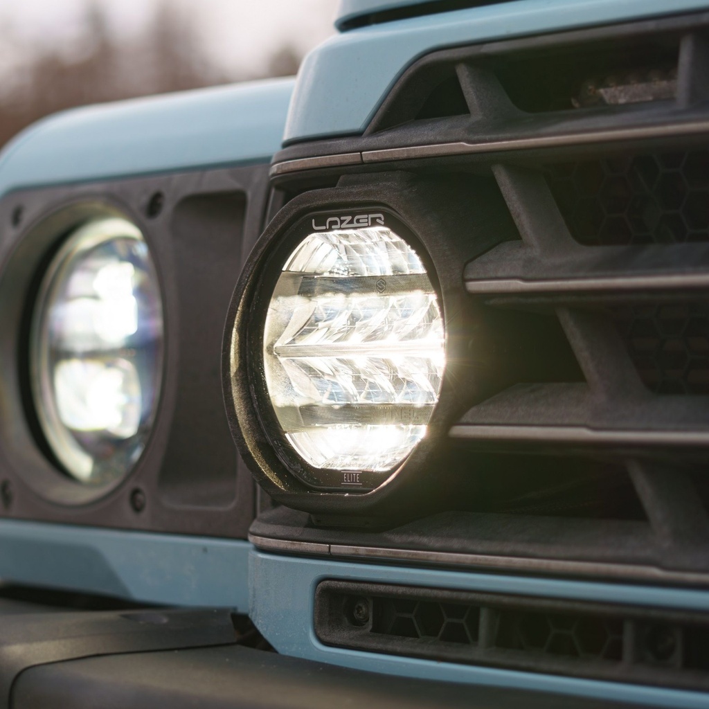 Lazer Lamps Grille Integration Kit With Sentinel Elite 7 Inch Lamps