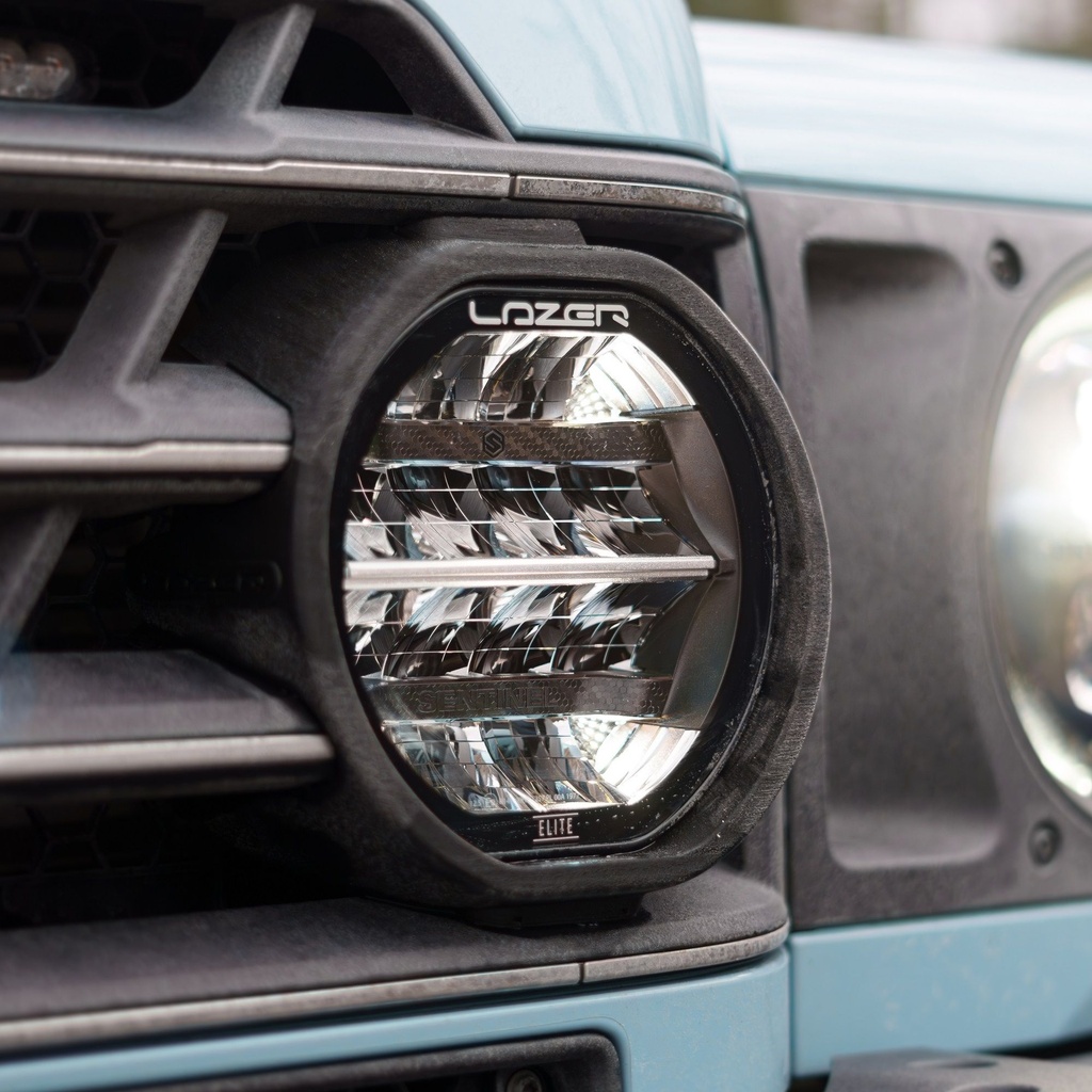 Lazer Lamps Grille Integration Kit With Sentinel Elite 7 Inch Lamps