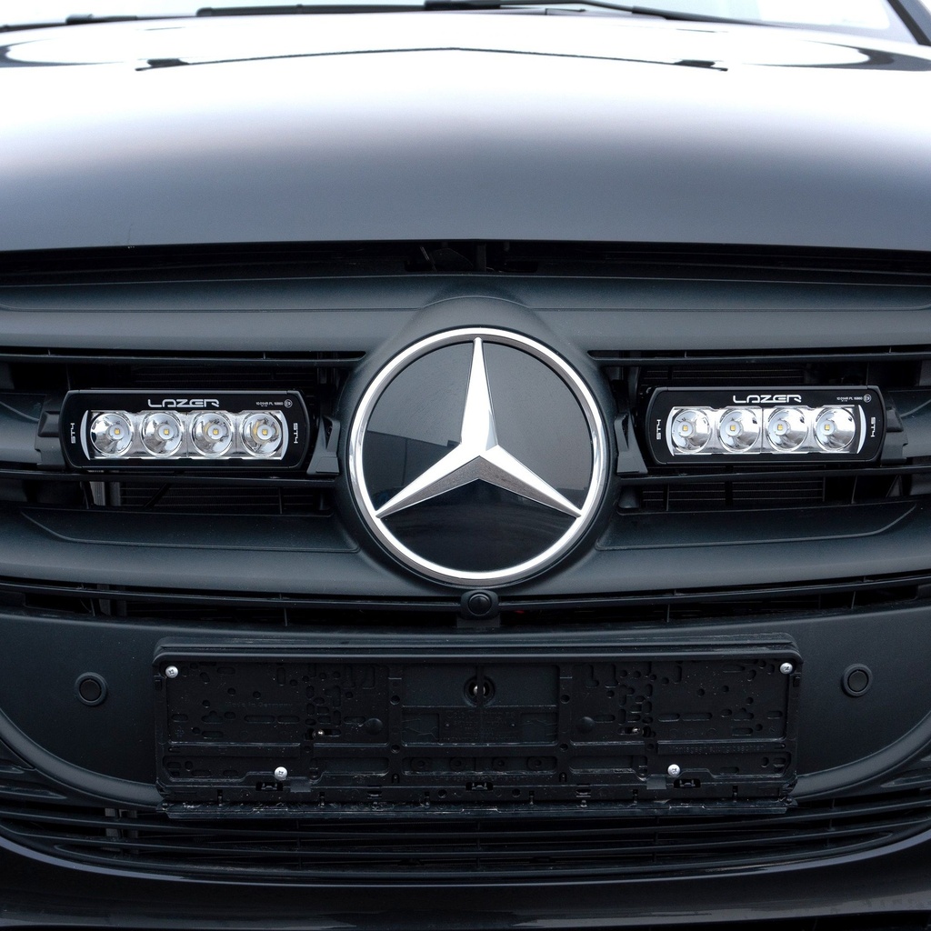 Lazer Lamps Grille Integration Kit With ST-4 Evolution Lamps
