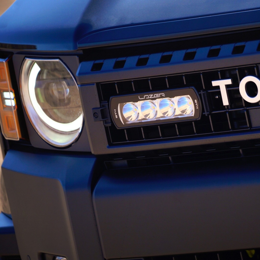 Lazer Lamps Grille Integration Kit With ST-4 Evolution Lamps
