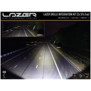 Lazer Lamps Grille Integration Kit With ST-4 Evolution Lamps