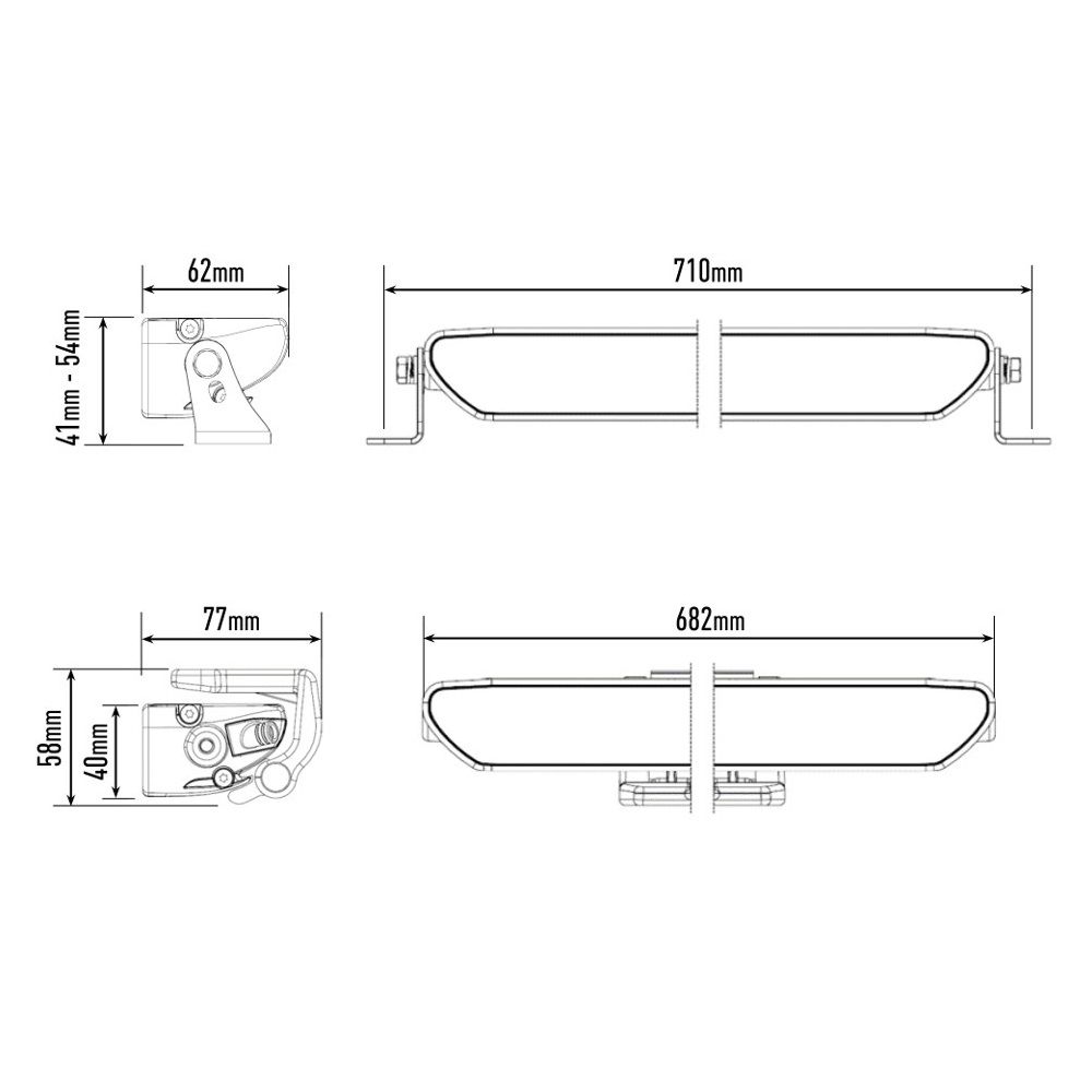 Lazer Lamps Linear 24 LED Light Bar