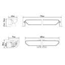 Lazer Lamps Linear 24 LED Light Bar