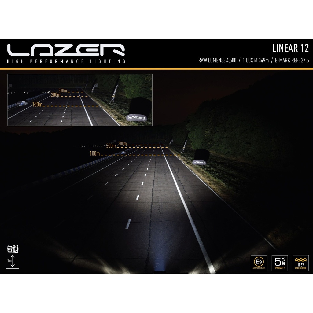 Lazer Lamps Linear 12 LED Light Bar