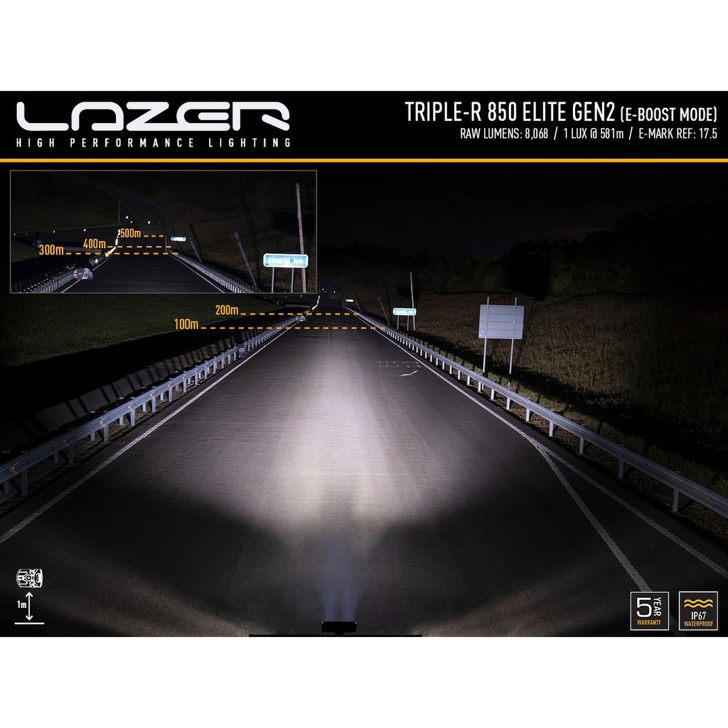 Lazer Lamps Gen 2 Triple-R 850 Elite LED Light Bar