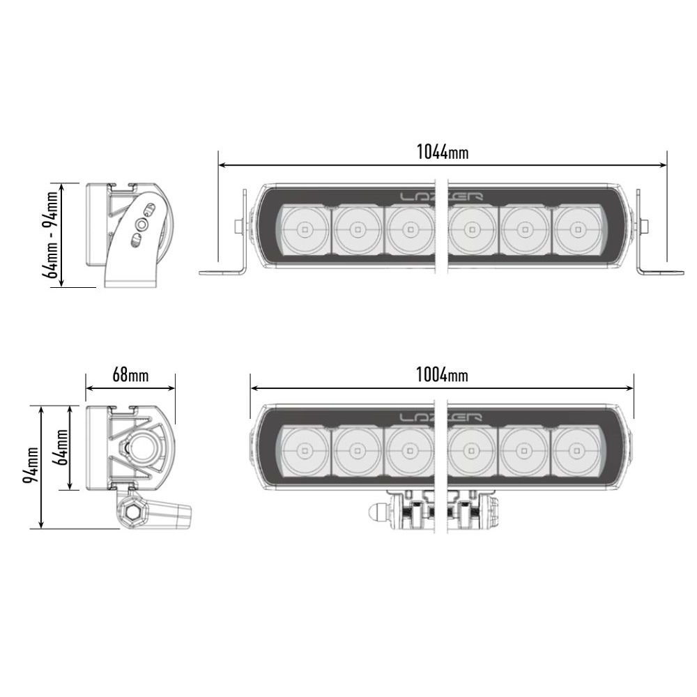 Lazer Lamps T24 Evolution Off Road LED Light Bar