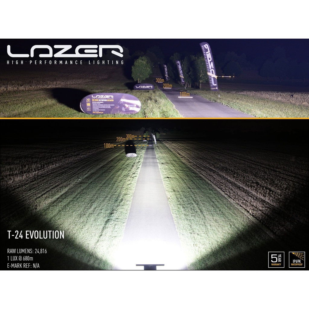 Lazer Lamps T24 Evolution Off Road LED Light Bar