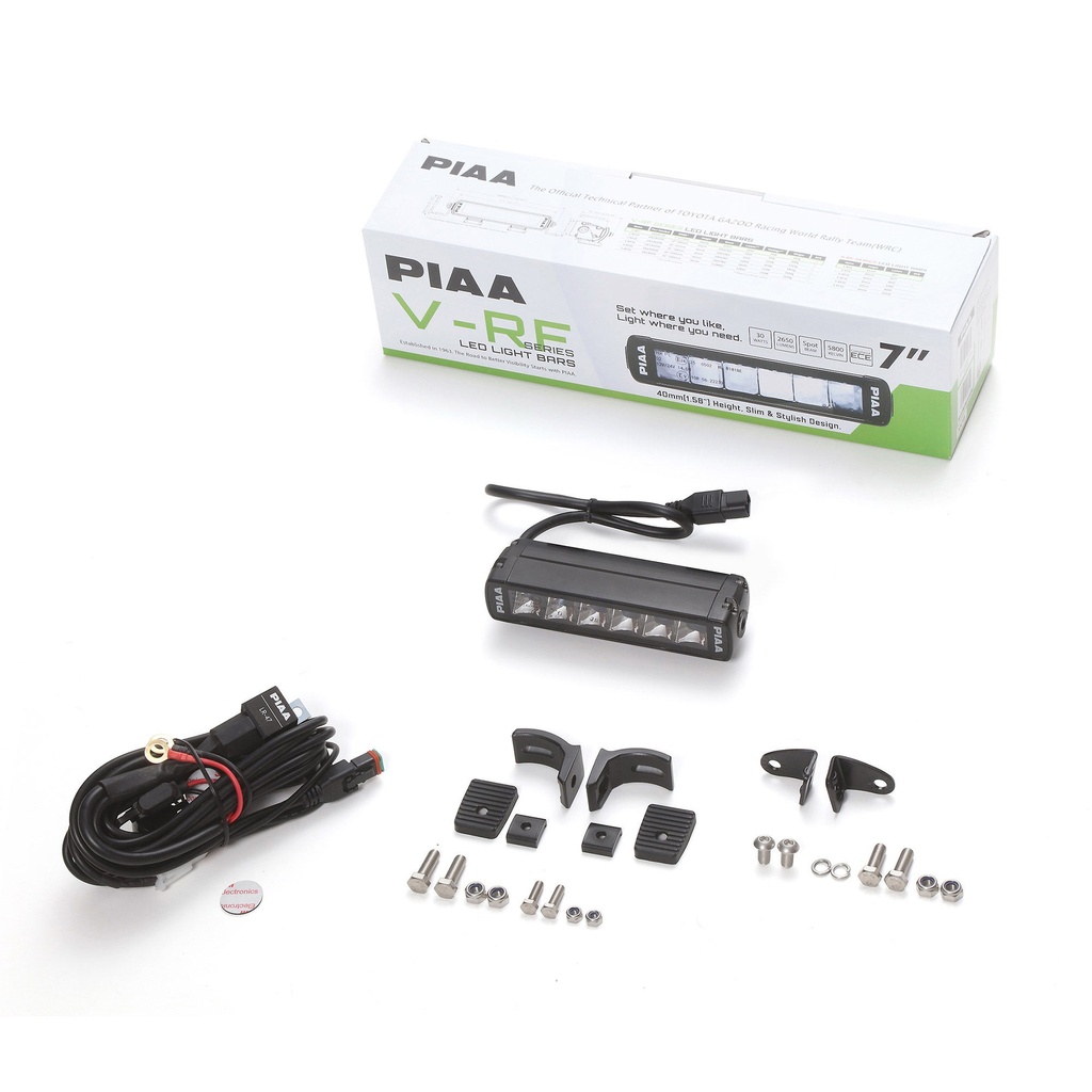 PIAA V-RF 7" Spot LED Light Bar Kit