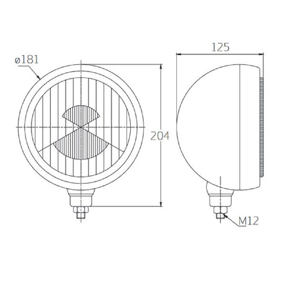 SIM 7" Spot Lamp