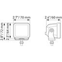 Hella Black Magic LED Cube Kit - 2.7 Inch