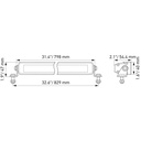 Hella Black Magic LED Slim Lightbar - 32 Inch