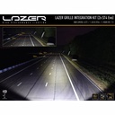 Lazer Lamps Grille Integration Kit With ST-4 Evolution Lamps