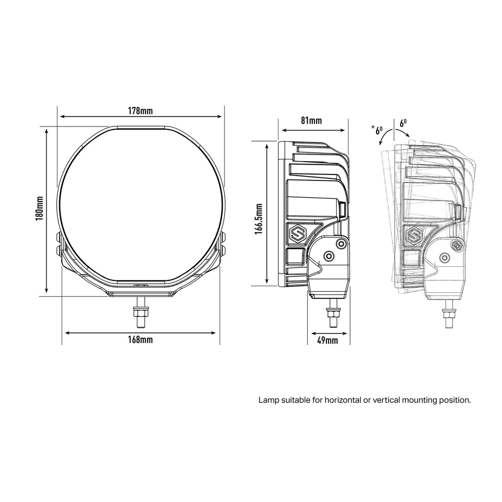 Lazer Lamps Sentinel LED Light - 7 Inch