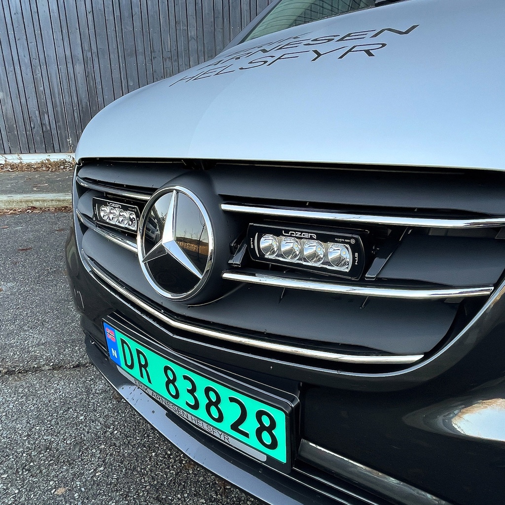 Lazer Lamps Grille Integration Kit With ST-4 Evolution Lamps