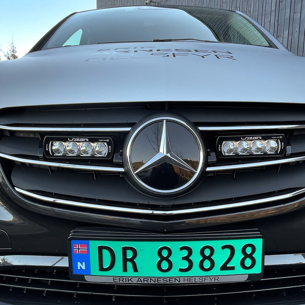 Lazer Lamps Grille Integration Kit With ST-4 Evolution Lamps