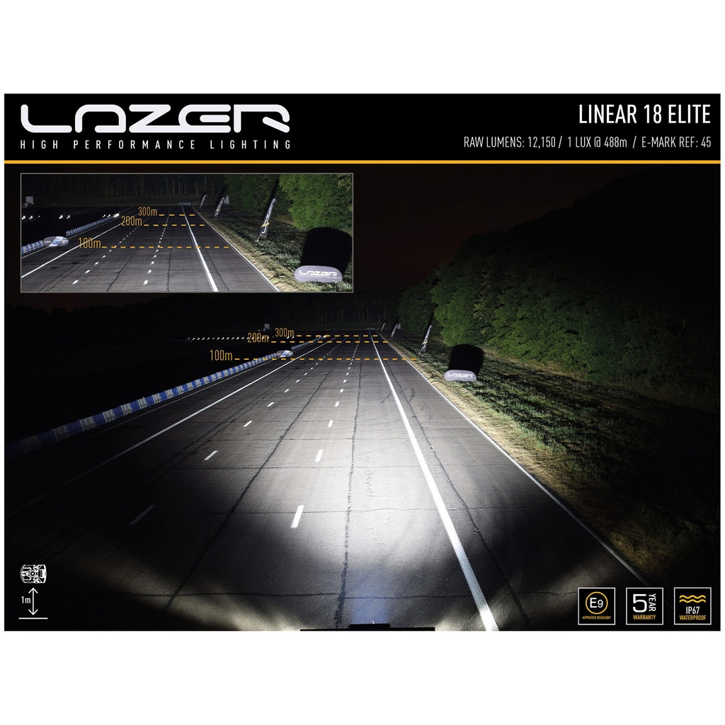 Lazer Lamps Grille Integration Kit With Linear 18 Elite Lamp
