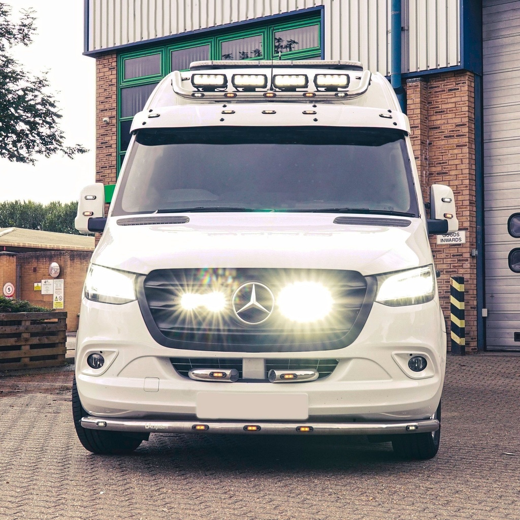 Lazer Lamps Grille Integration Kit With Gen 2 Triple-R 750 Elite Lamps