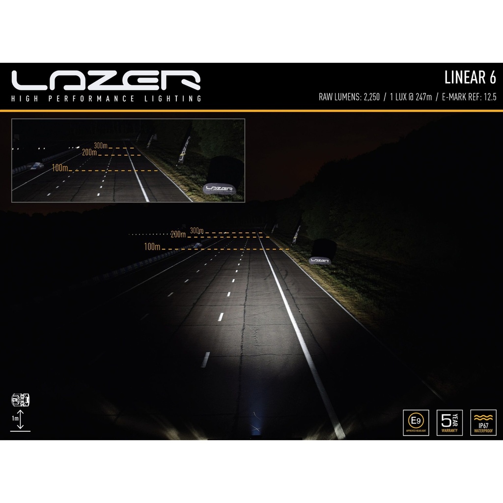 Lazer Lamps Linear 6 LED Light Bar