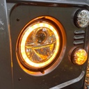 Wipac 7” LED Headlight With Indicator and DRL