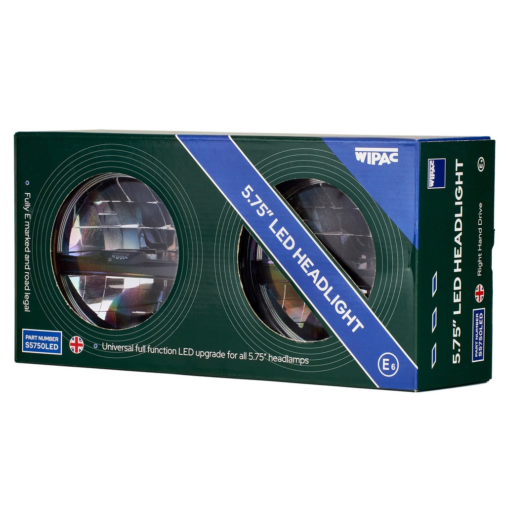 Wipac 5.75" Chrome LED Headlight