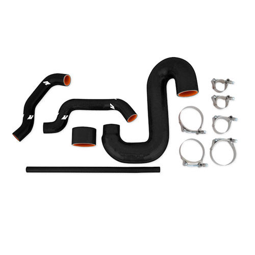 Mishimoto Performance Top-Mount Intercooler Kit Silver, Black Hoses