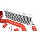 Forge Front Mount Intercooler with Red Silicone Hose