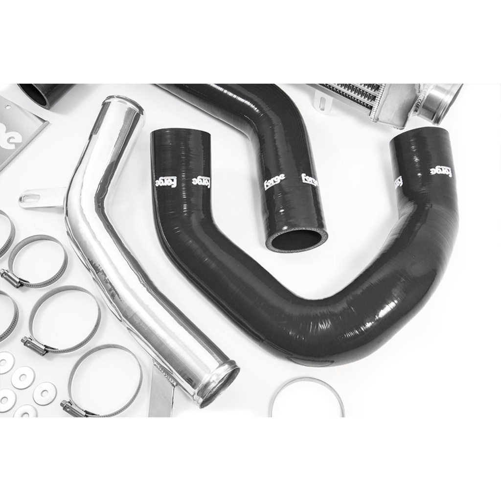 Forge Front Mount Intercooler with Black Silicone Hose