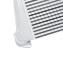 Mishimoto Top-Mount Intercooler Silver Cooler - Black Hoses