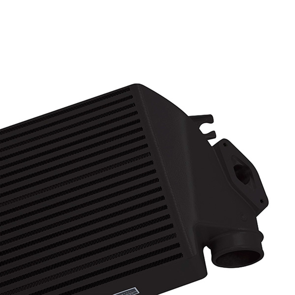 Mishimoto Top-Mount Intercooler Black Cooler - Black hoses