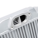 Mishimoto Performance Top-Mount Intercooler Kit, Silver Cooler, Black Hoses