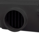Mishimoto Performance Top-Mount Intercooler Kit - Black Cooler - Black Hoses