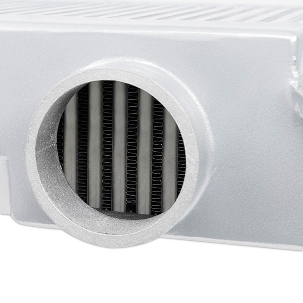 Mishimoto Performance Top-Mount Intercooler Kit, Silver Cooler, Red Hoses