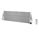 Forge Intercooler with Red Silicone Hoses