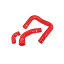 Forge Intercooler with Red Silicone Hoses