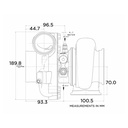 Garrett G30-770 Turbocharger Assembly Kit