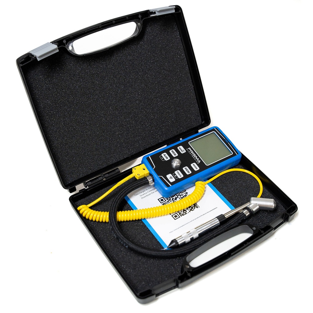 Prisma Electronics Digital HPM5 Tyre Pressure Gauge & Pyrometer / Logger