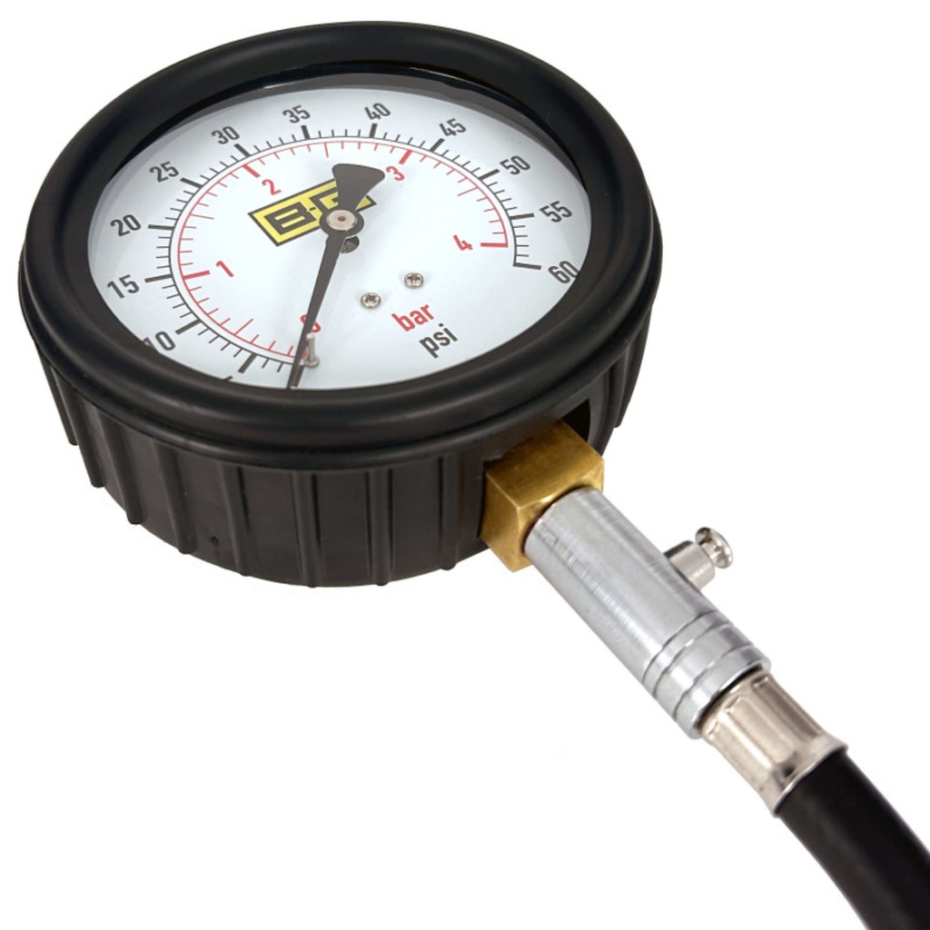 B-G Racing Tyre Pressure Gauge - 4 Inch
