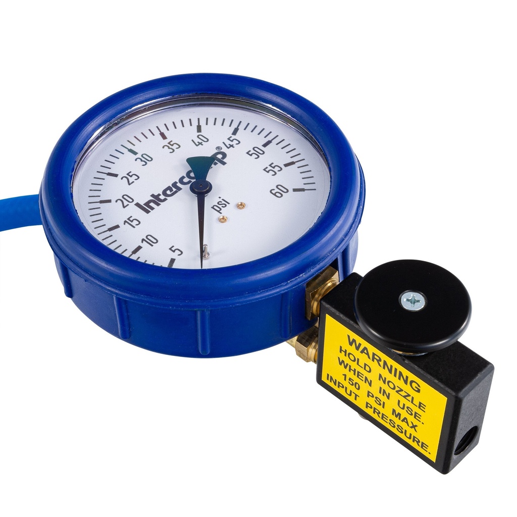 Intercomp 4 Inch Fill Bleed And Read Tyre Pressure Gauge