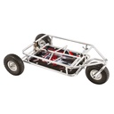 Senzo Chrome 3 Wheel Kart Trolley