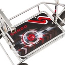 Senzo Chrome 3 Wheel Kart Trolley