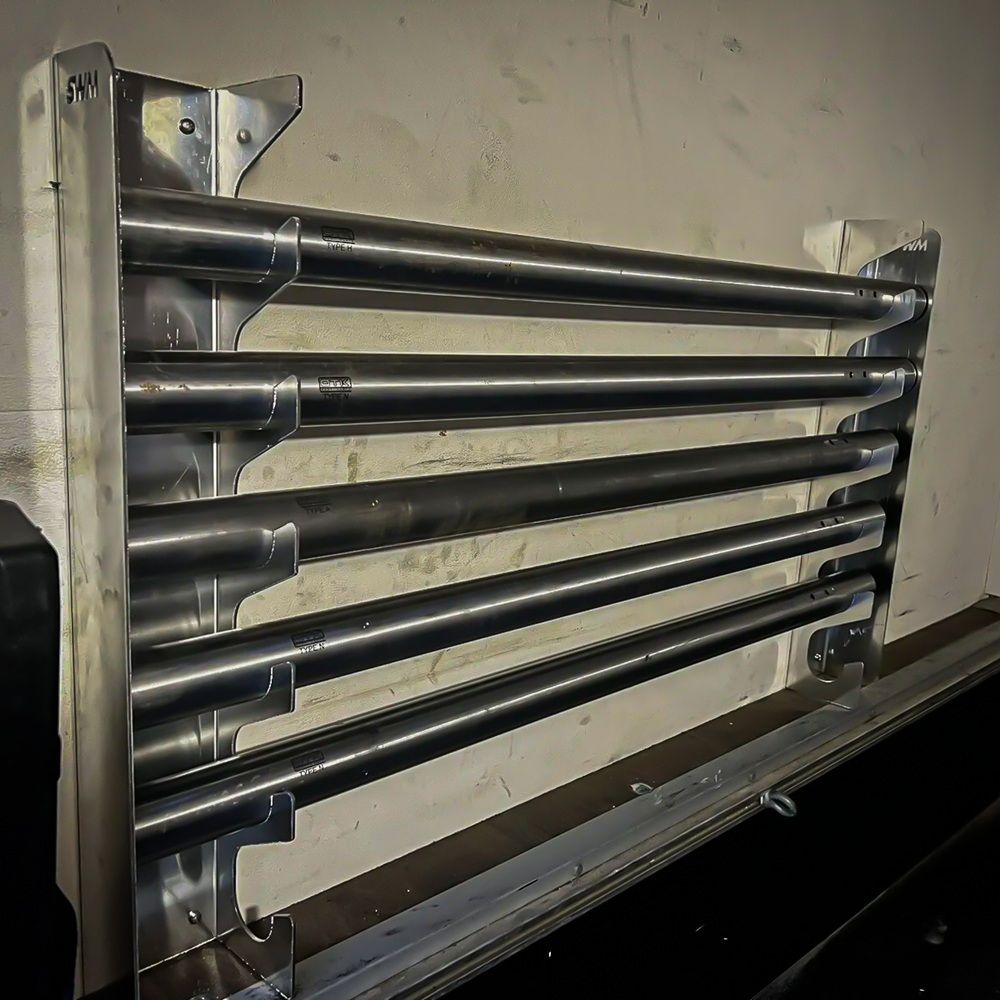 SW Motorsports Wall Mounted Kart Axle Holder