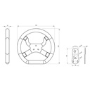 AIM MyChron Kart Steering Wheel