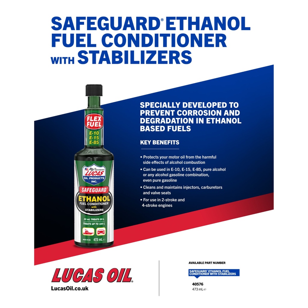 Lucas Oil Safeguard Ethanol Fuel Conditioner With Stabilisers